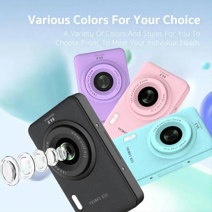 1080P Point & Shoot Camera, Auto Focus, 16x Zoom, 32GB Card, Compact Digital Camera for Teens & Beginners