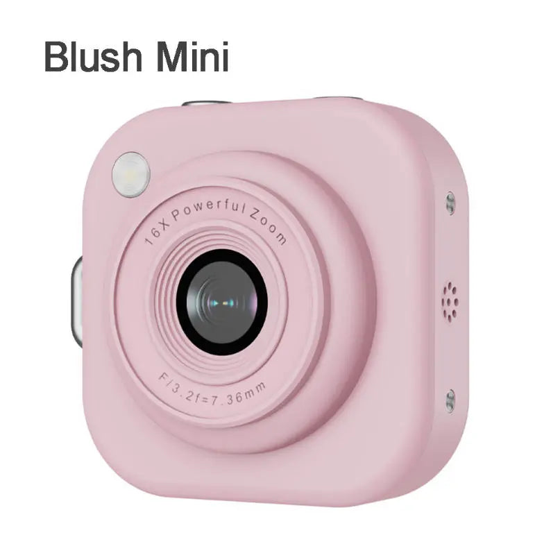 Mini 1080P Digital Camera, Y2K Pocket Vlog Camera with 32GB SD & Key Clip – Teens Portable Photography